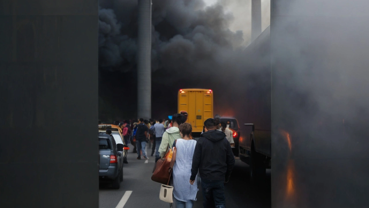 Incêndio no Túnel da Linha Amarela em Rio de Janeiro Gera Desespero e Evacuação