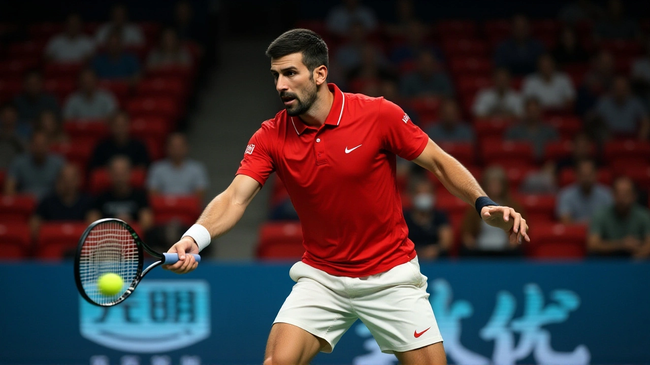 Djokovic vence Bergs e avança à semifinal histórica no Shanghai Masters