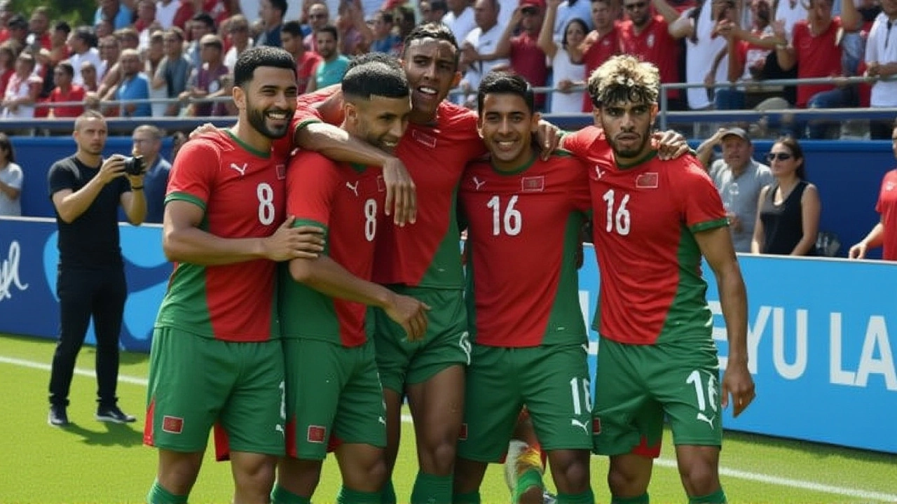 Marrocos derrota EUA por 4 a 0 e avança à semifinal olímpica de futebol