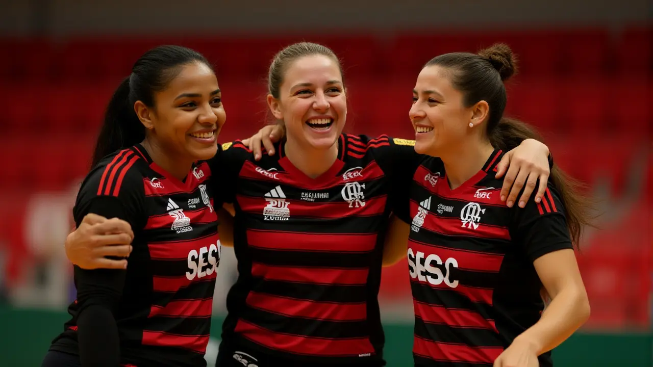 Sesc RJ Flamengo atropela Paulistano e dispara na Superliga