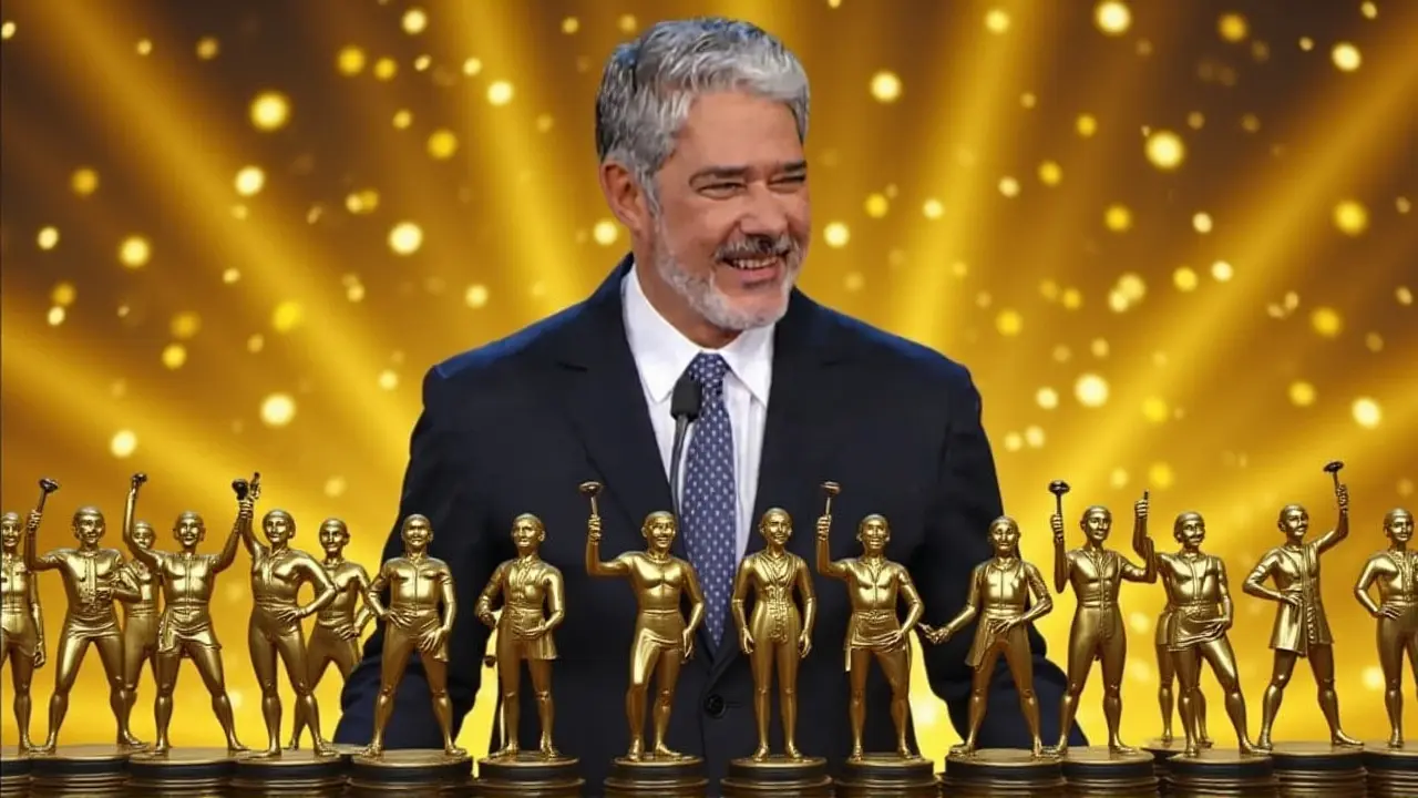 William Bonner soma 33 prêmios no Troféu Imprensa 2026